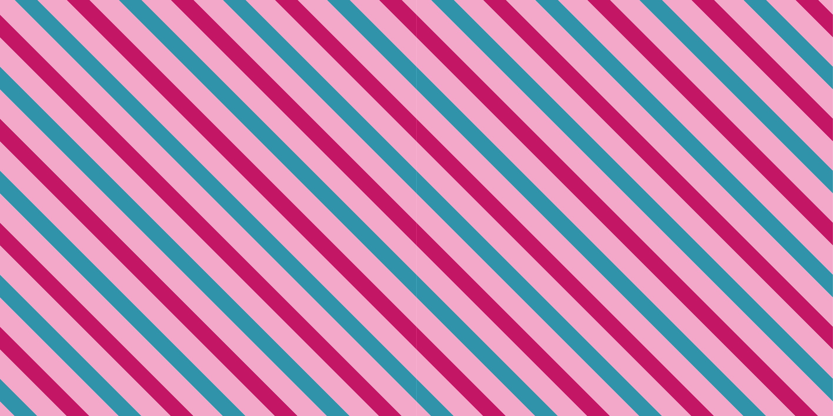 Vintage blue and pink pattern rectangular rug - TenStickers