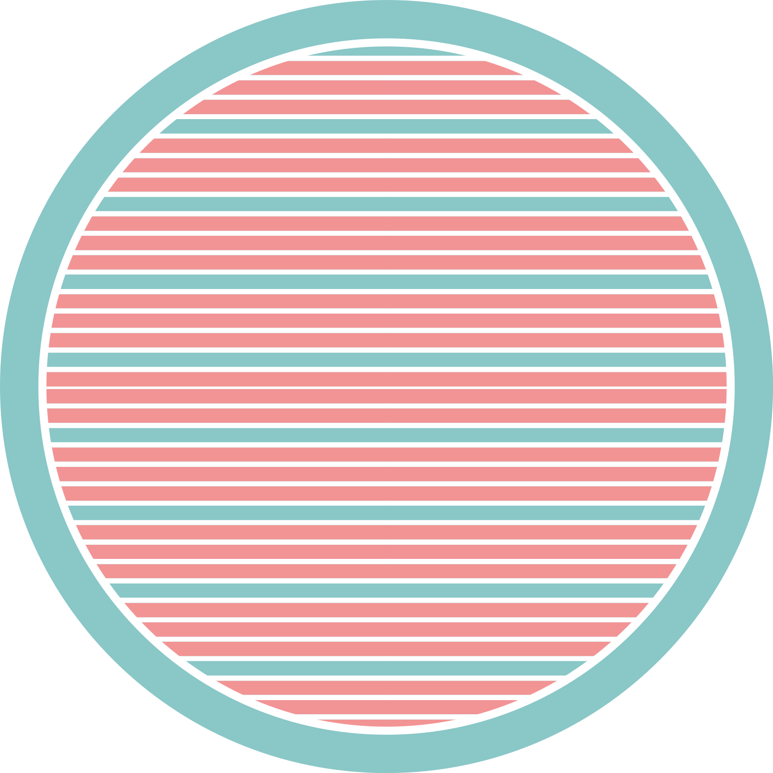 Retro blue and pink diagonal stripes carpet - TenStickers