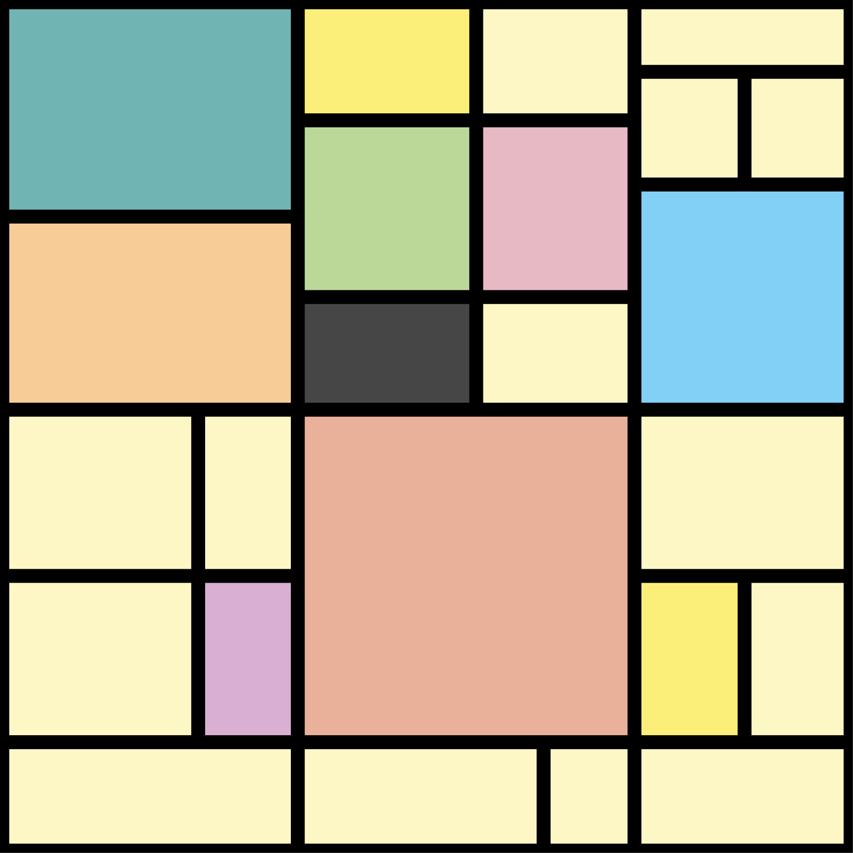 Vibrant Geometry geometric vinyl rug - TenStickers