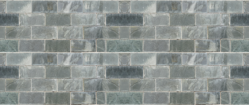 Dark grey stone rustic pattern tile carpet - TenStickers