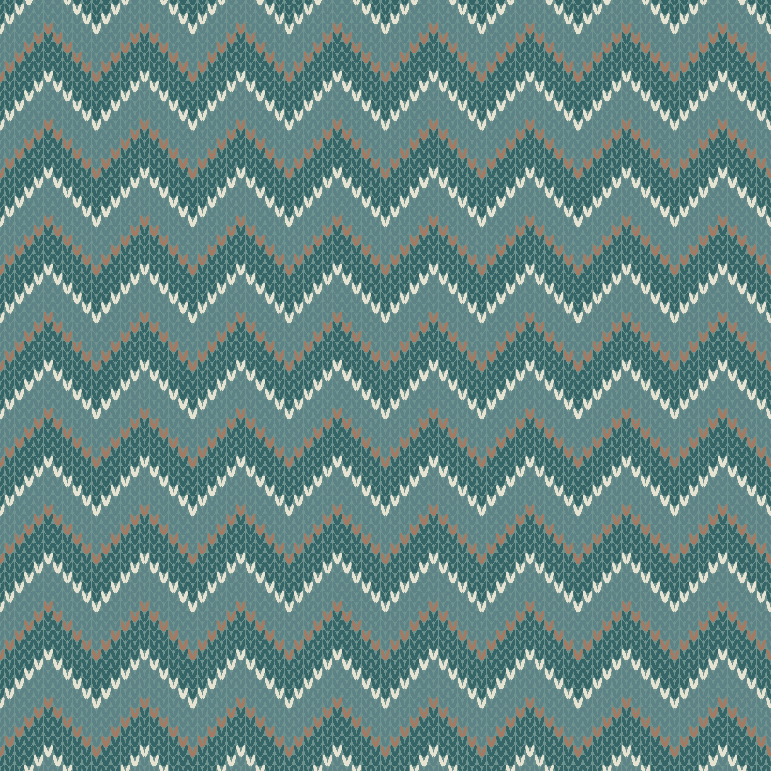 Chevron Wave Motif ethnic vinyl rug - TenStickers