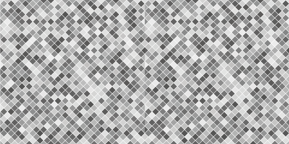 Grey tones squared pattern tile carpet - TenStickers