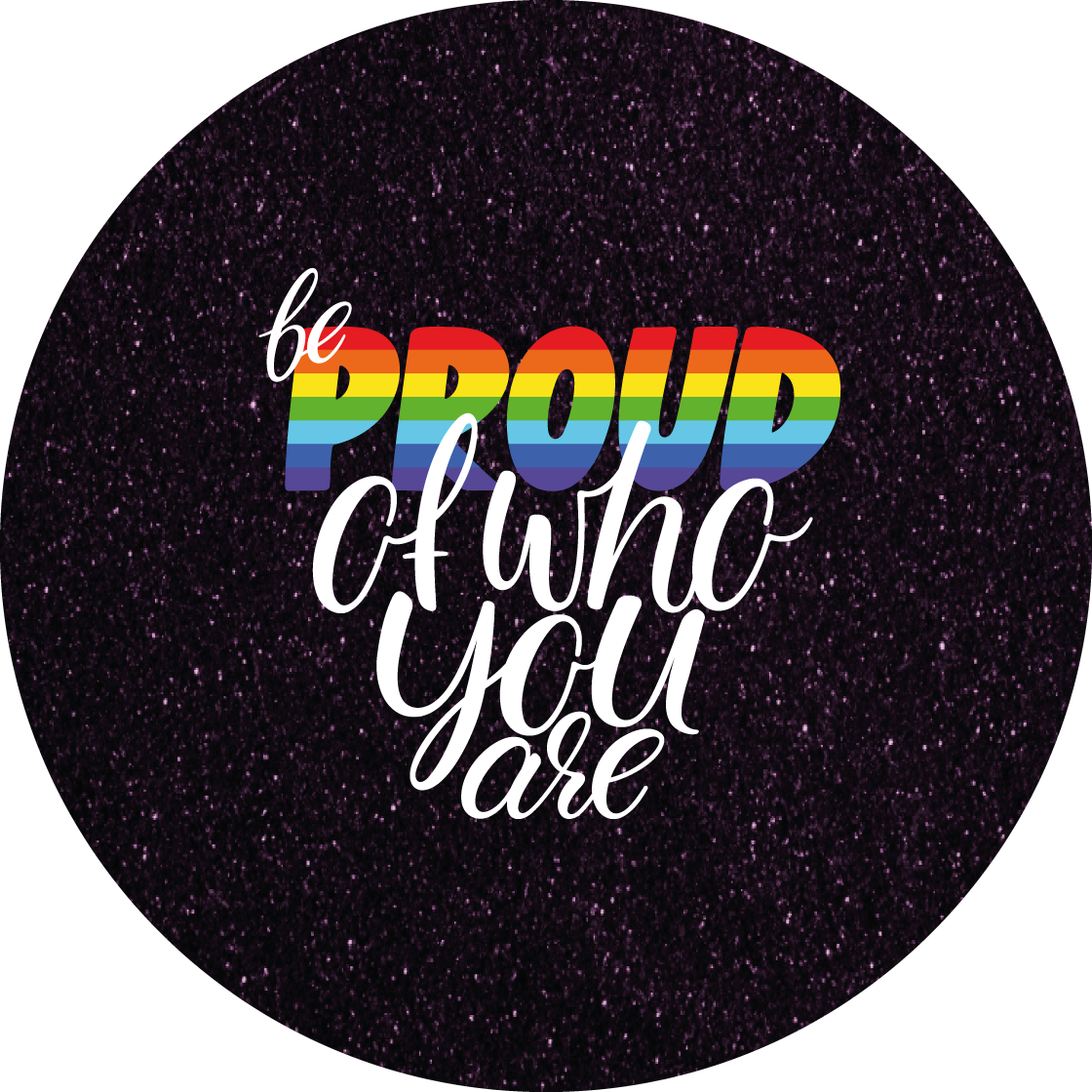 Proud Message Design custom vinyl rug - TenStickers