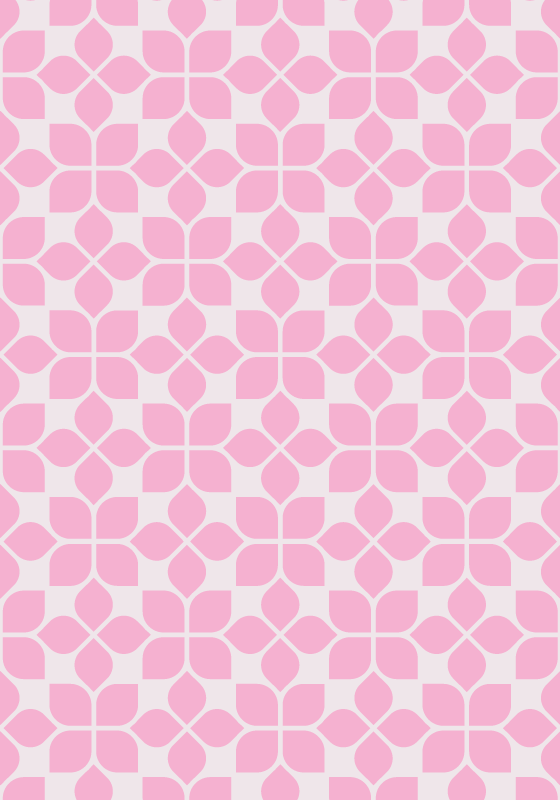 Pink repetitive unique pattern vintage rug - TenStickers
