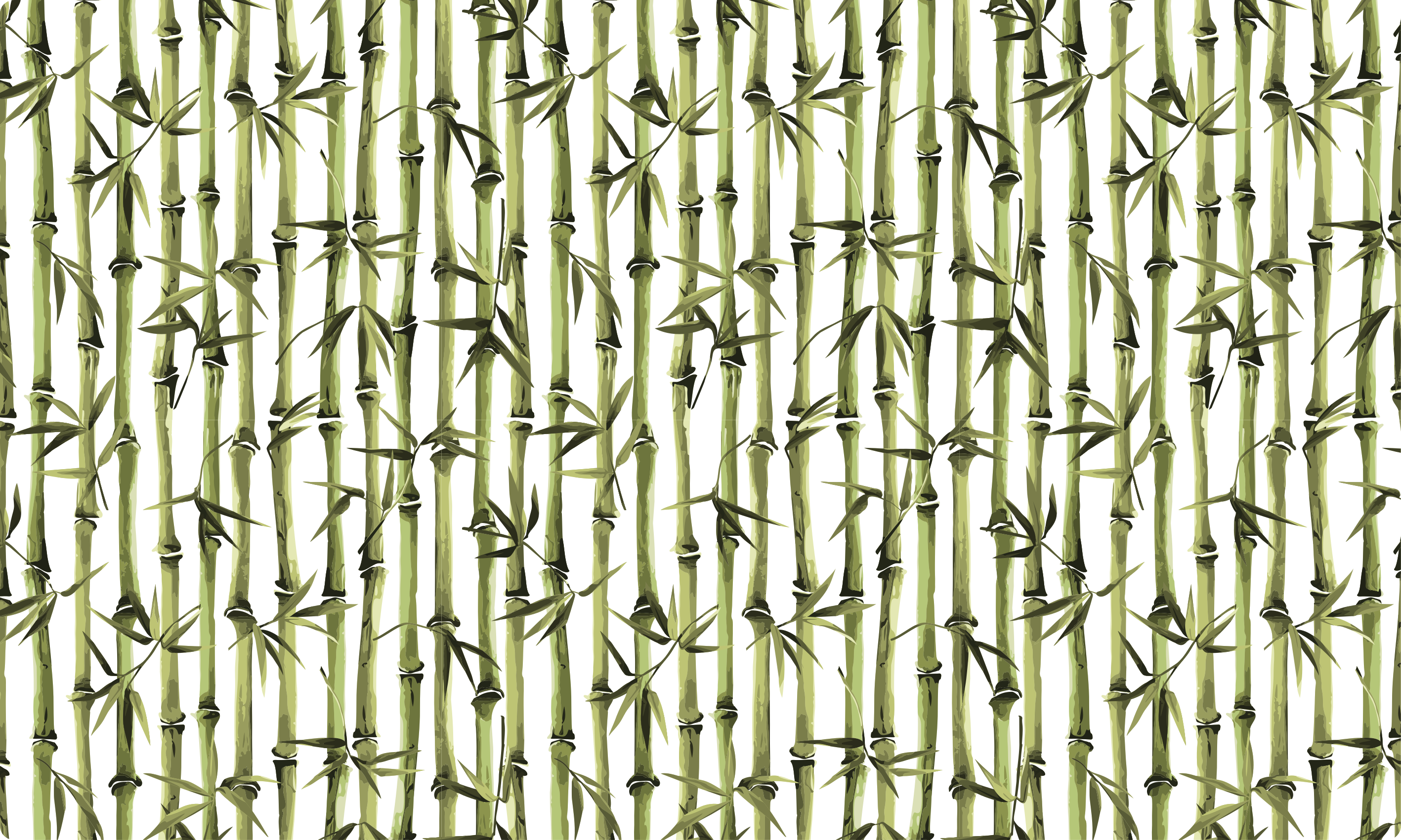 Bamboo Serenity nature vinyl rug - TenStickers