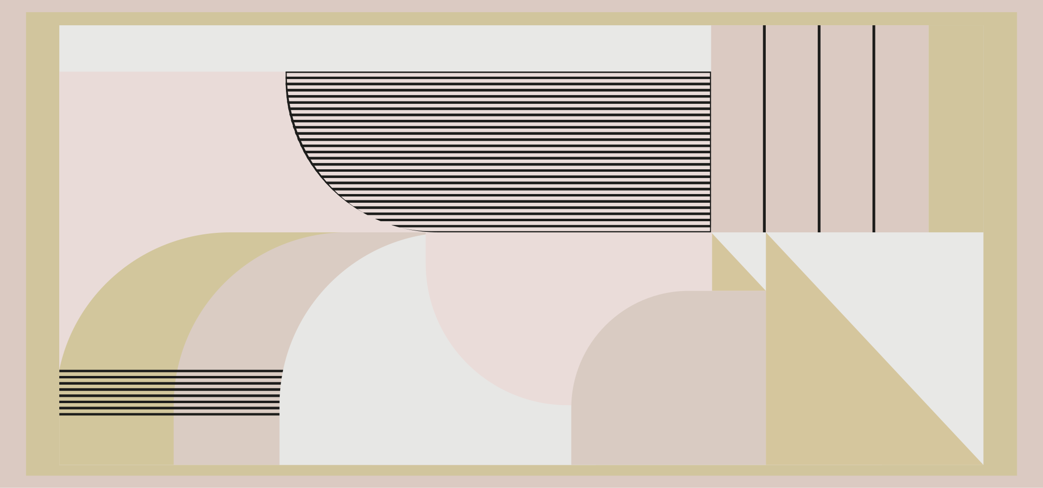 Pastel colors geometric urban design rug - TenStickers