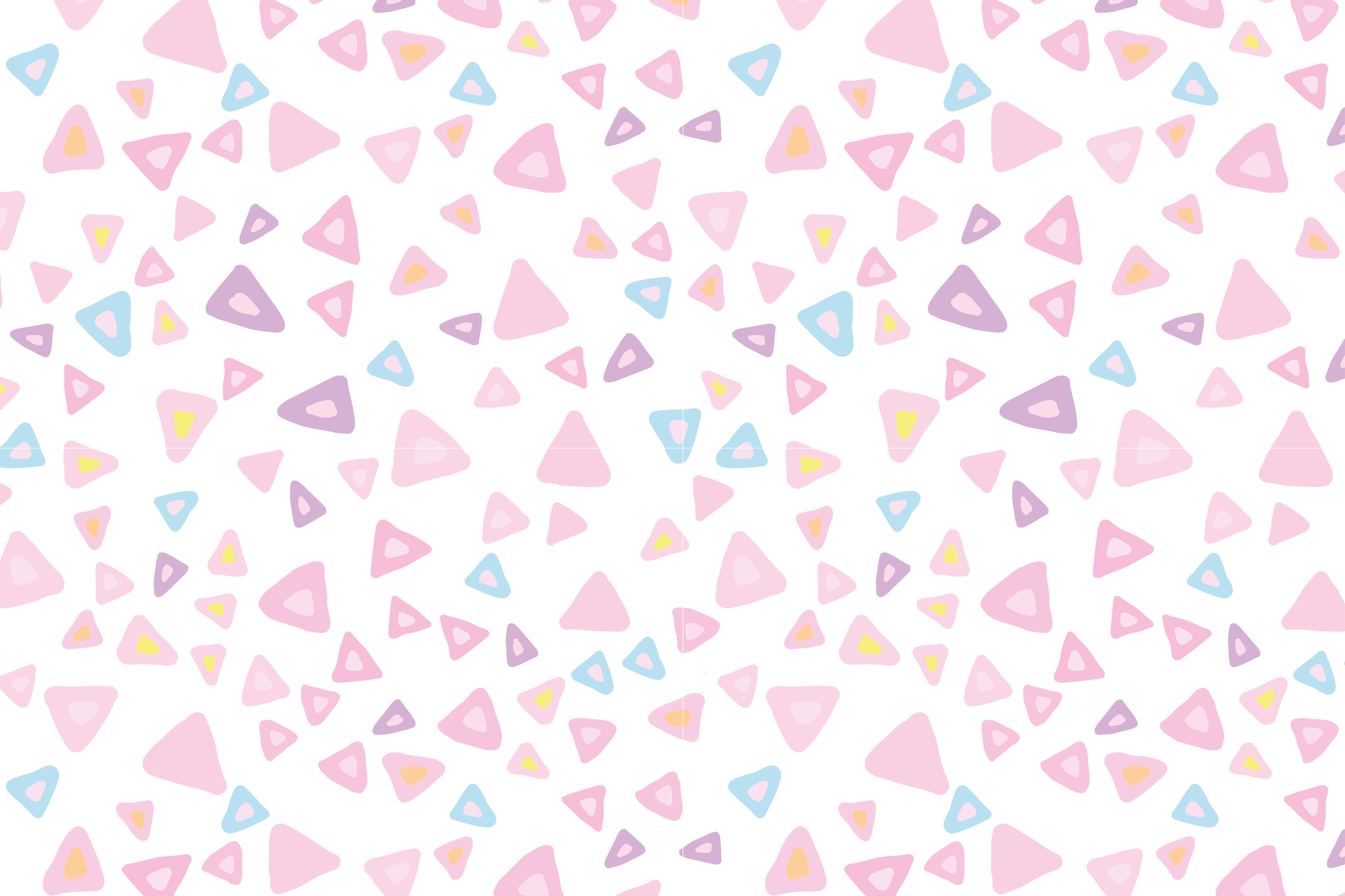 "Kawaii Style" heart pattern tile carpet - TenStickers