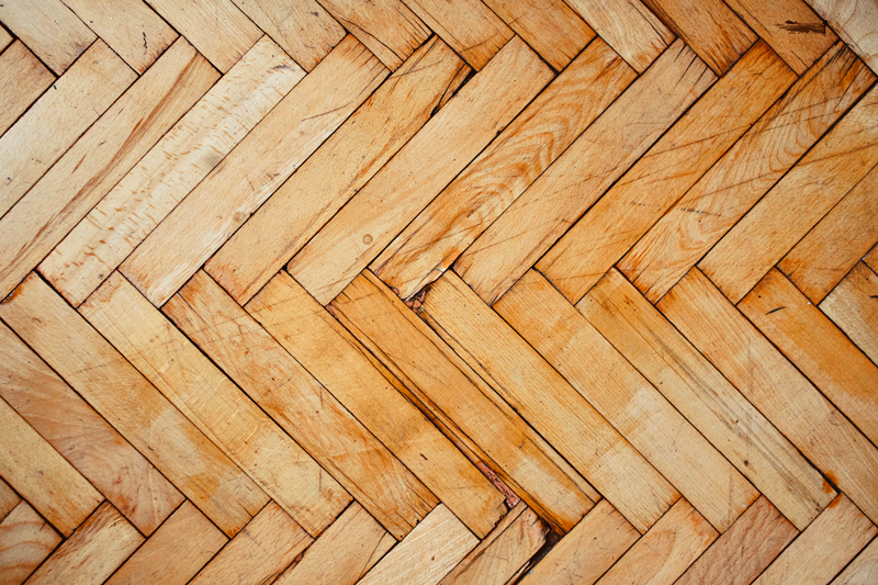 Wooden blocks "Industrial Style" rug - TenStickers