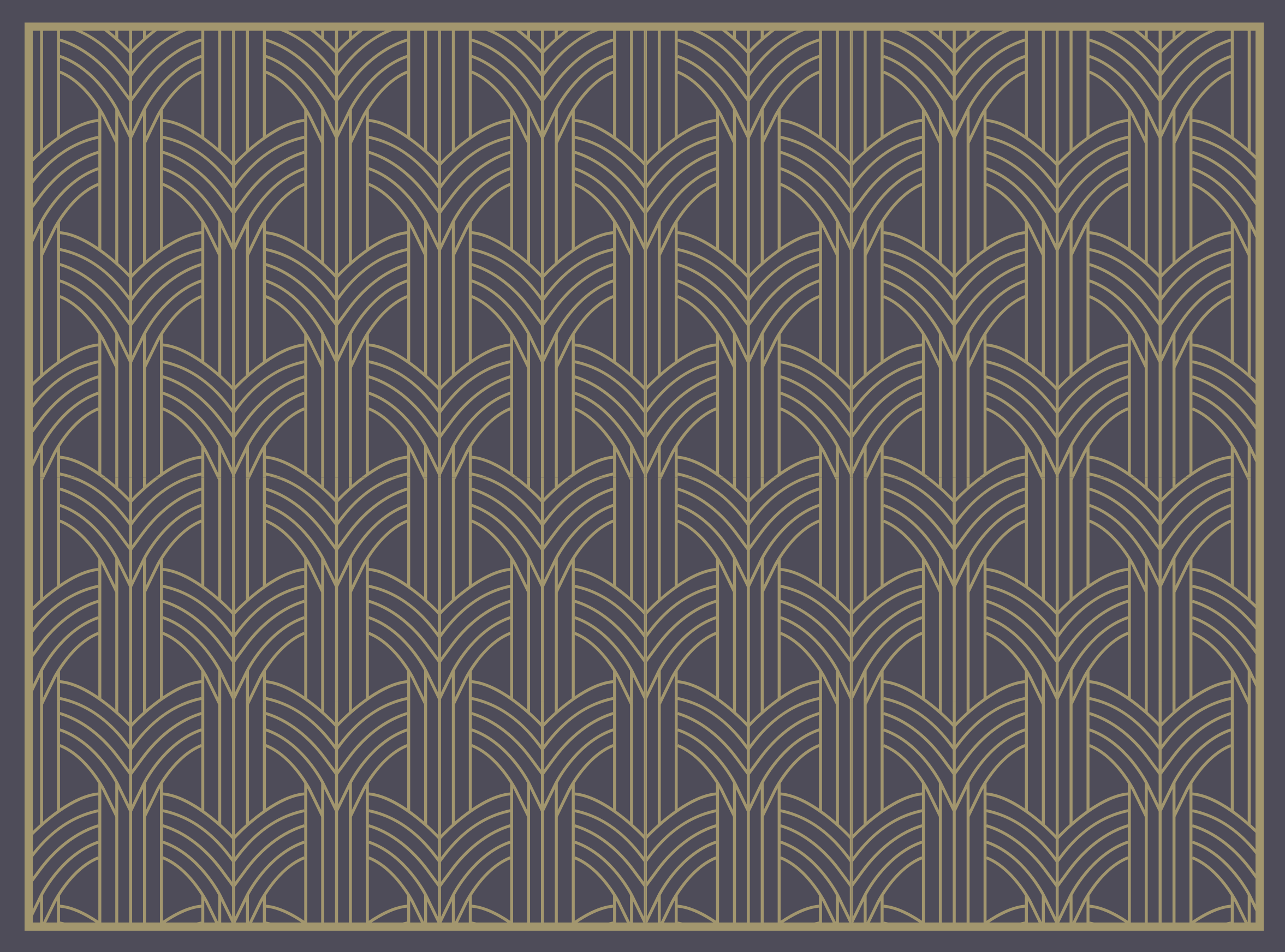 Elegant Geometric Pattern geometric vinyl rug - TenStickers