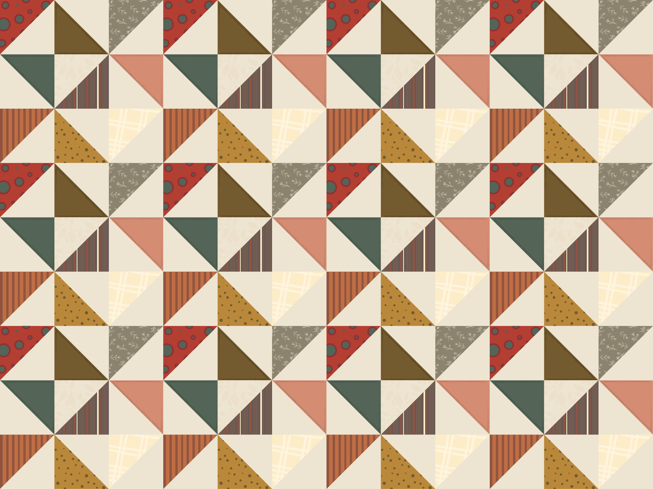 Patchwork geometric triangle geometric rugs - TenStickers