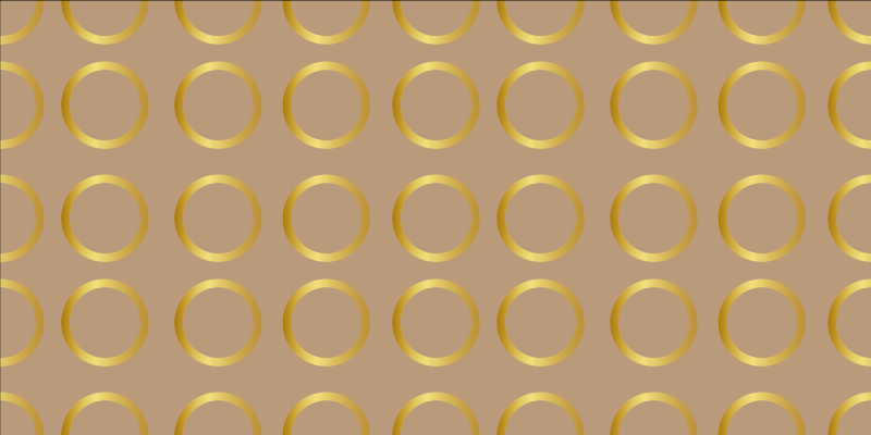 Geometric Circular Pattern stripes vinyl floormat - TenStickers