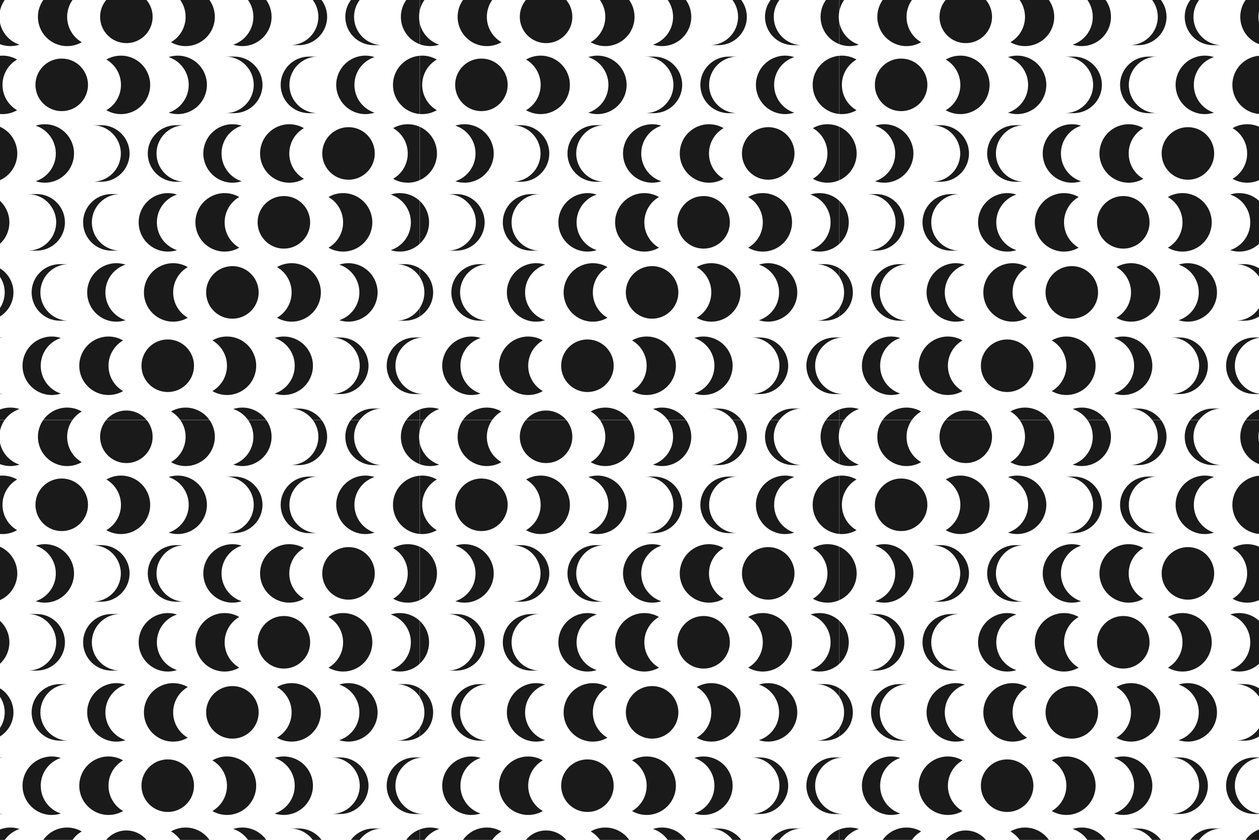 Minimalistic moon pattern minimal rug - TenStickers