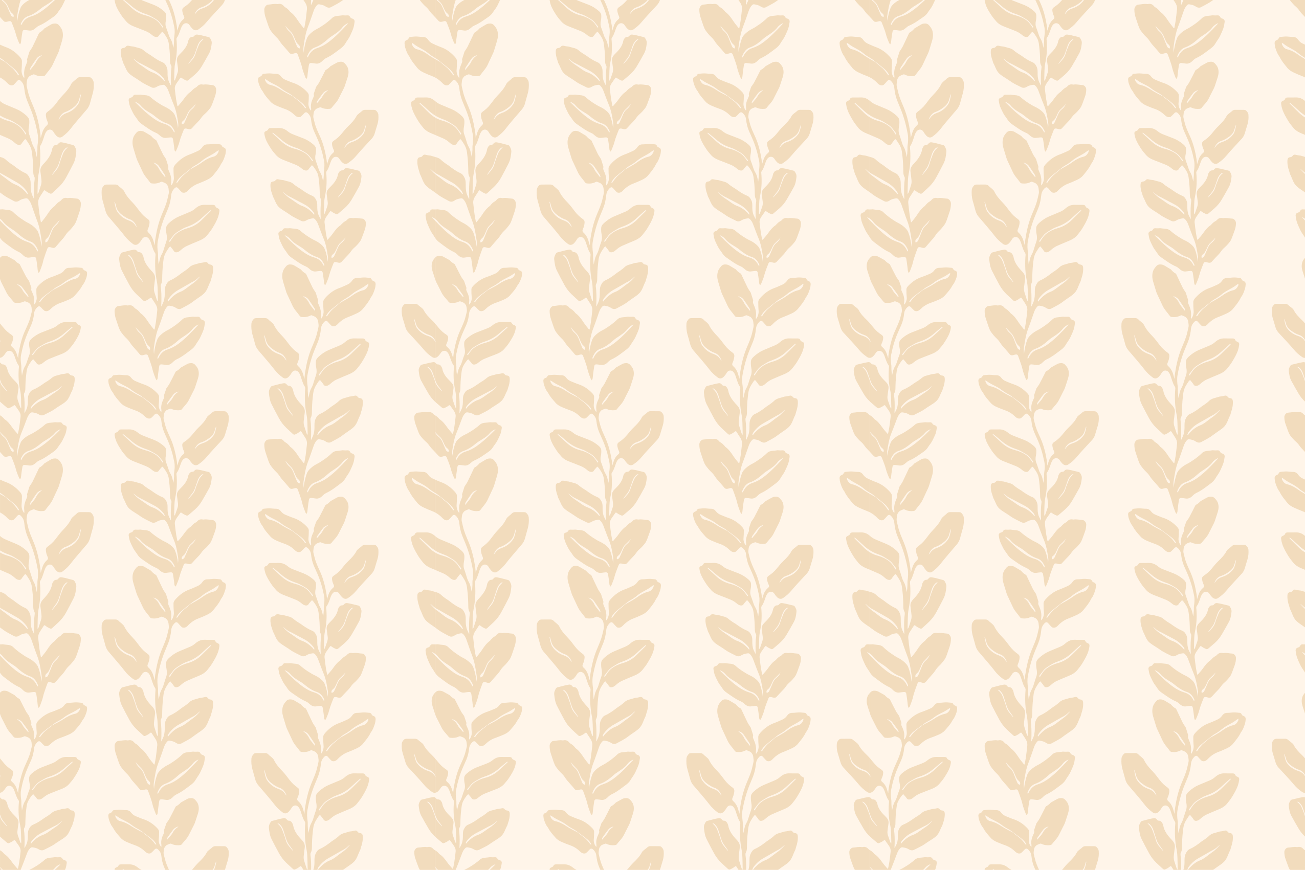 Botanical Pattern floral vinyl rug - TenStickers