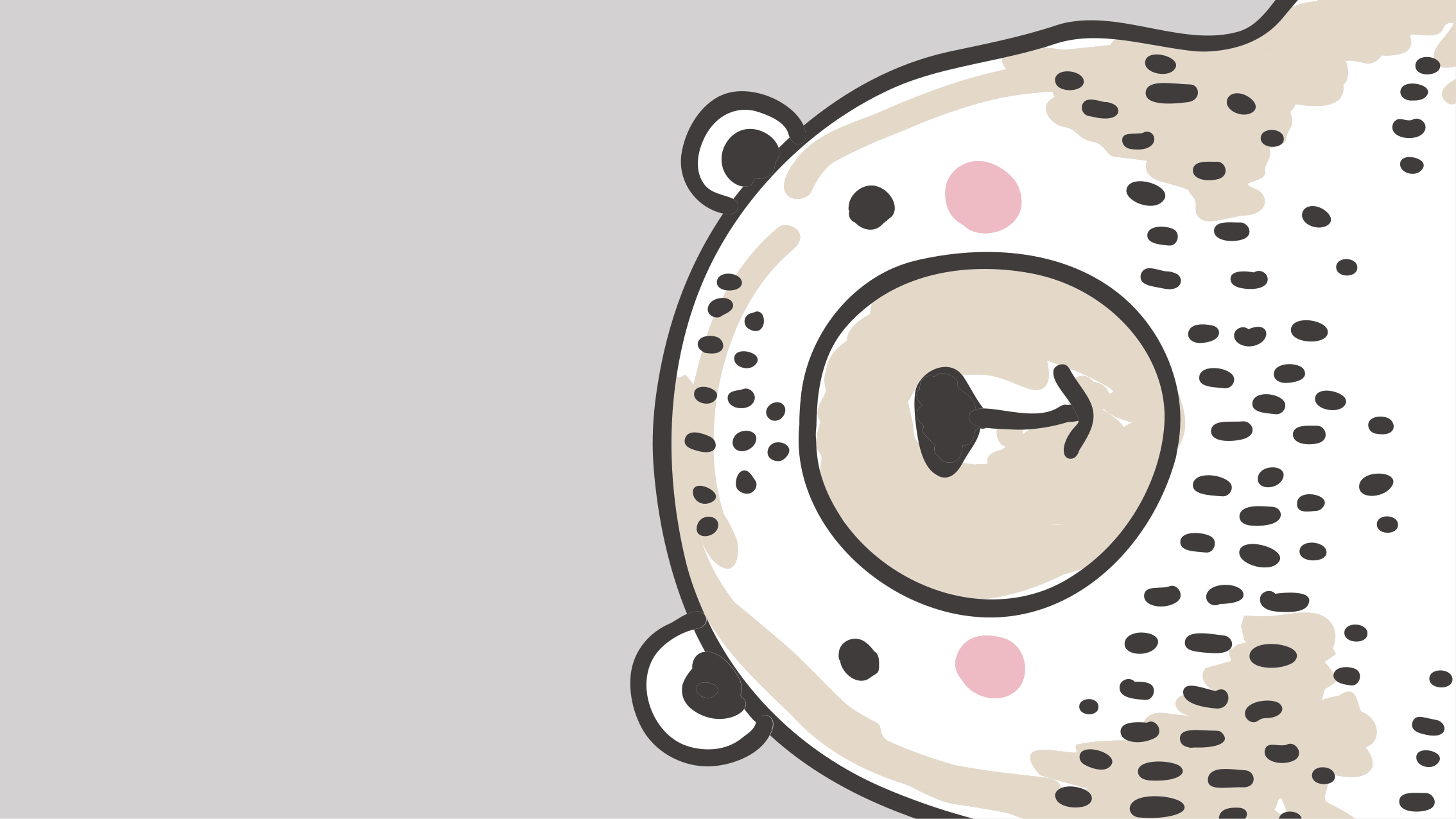 Bear Face Shape nursery vinyl rug - TenStickers