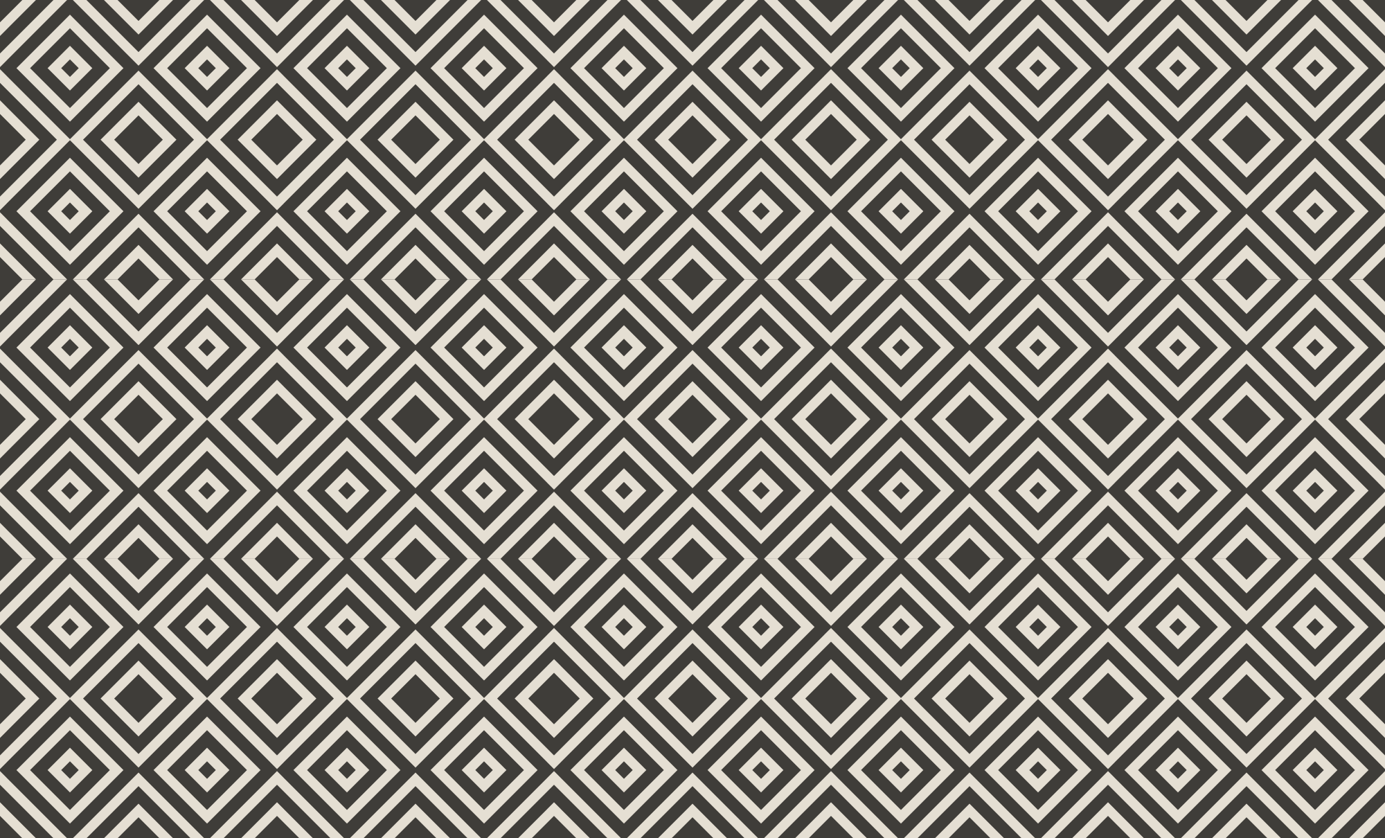 Gray and white square pattern  geometric rugs - TenStickers