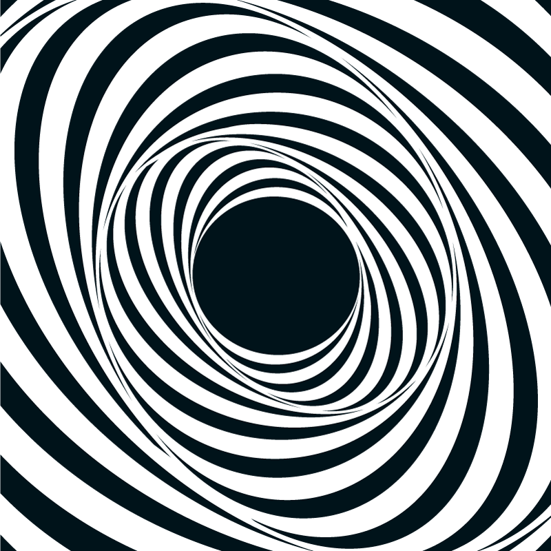 Geometric falling square pattern modern rug - TenStickers