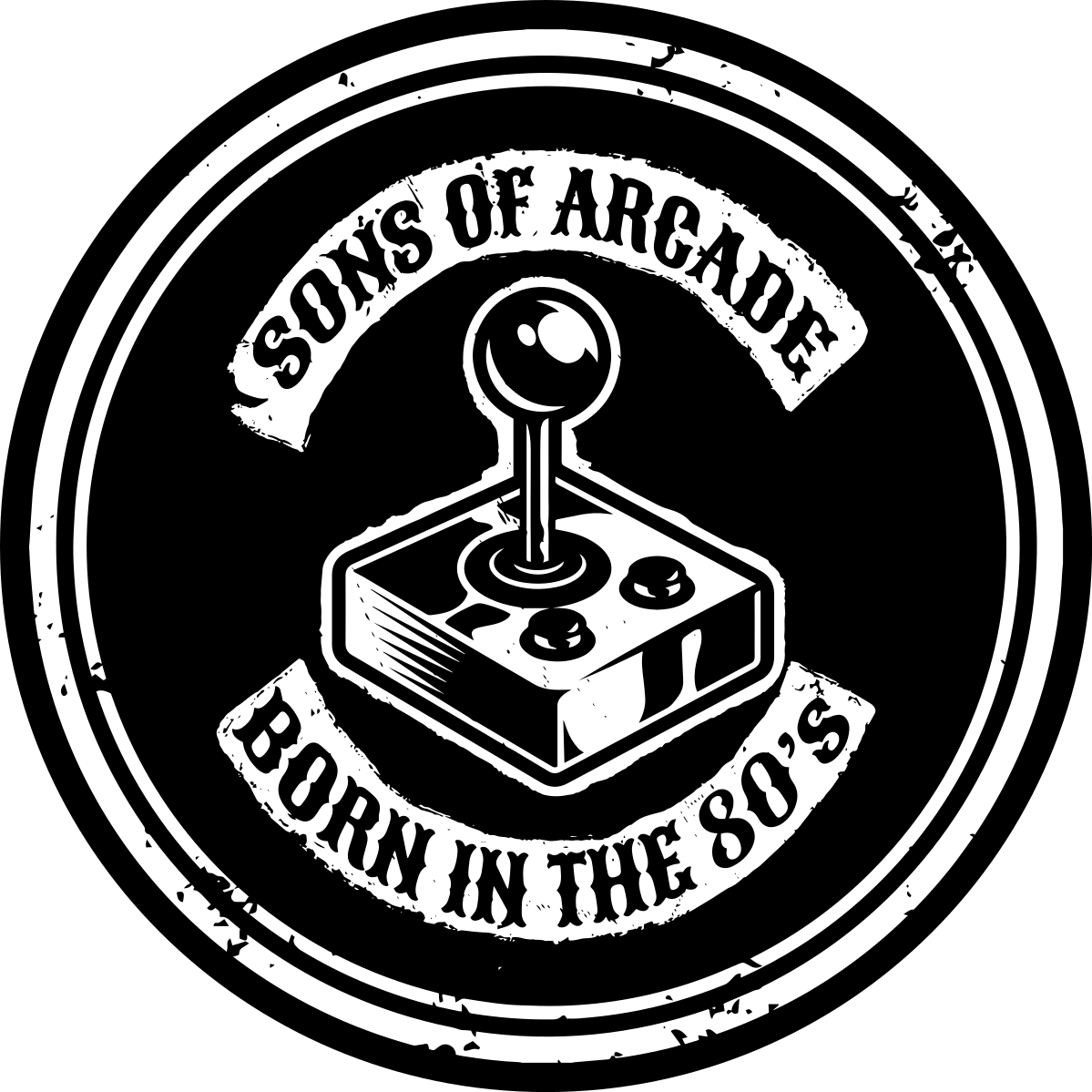 Arcade Nostalgia Born 80s custom rug - TenStickers