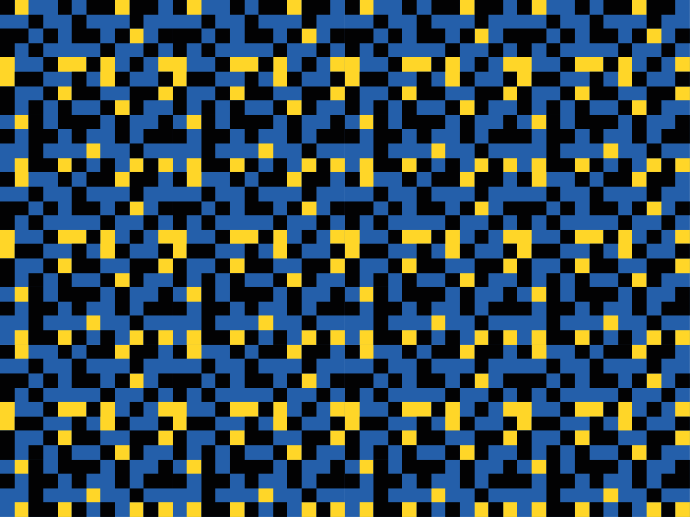 80's video games pattern vintage rug - TenStickers