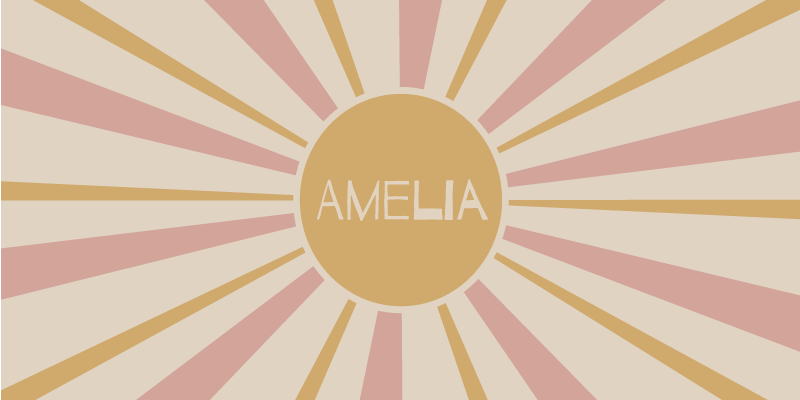 "Boho" colorful sun kids rug - TenStickers