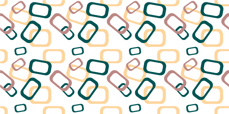 Abstract Irregular forms modern rug - TenStickers