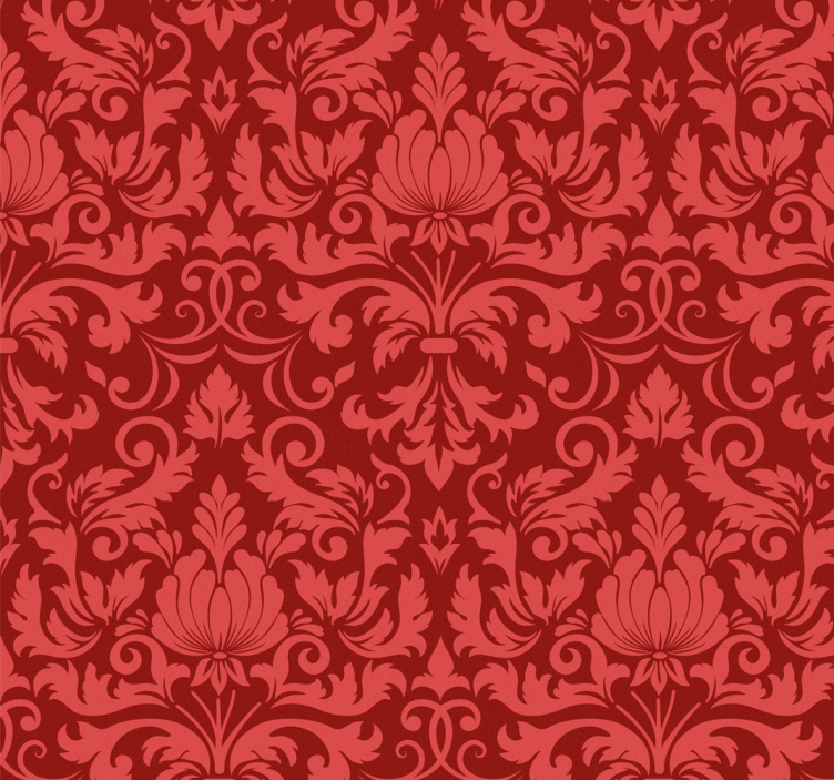 Baroque wallpaper in elegant floral design - TenStickers