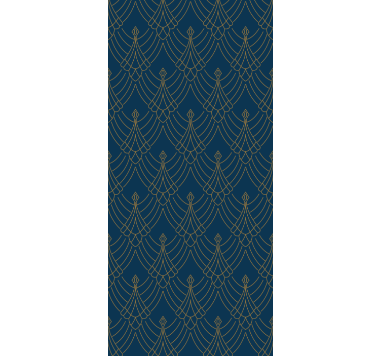 Elegant leaf design modern wallpaper - TenStickers