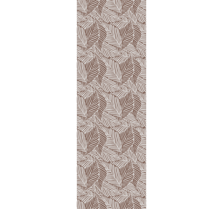Brown elegant design flower wallpaper - TenStickers