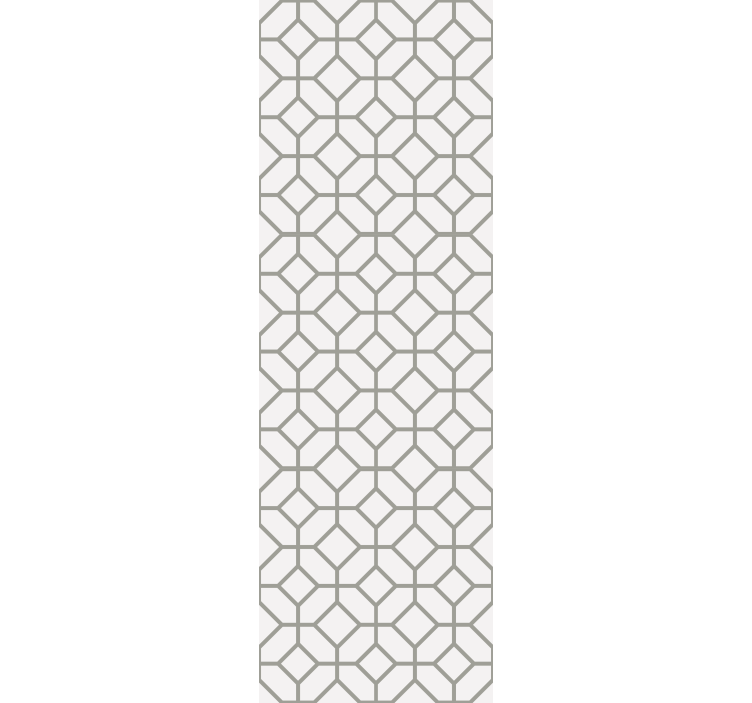 Modern Hexagonal Pattern geometric wallpaper - TenStickers