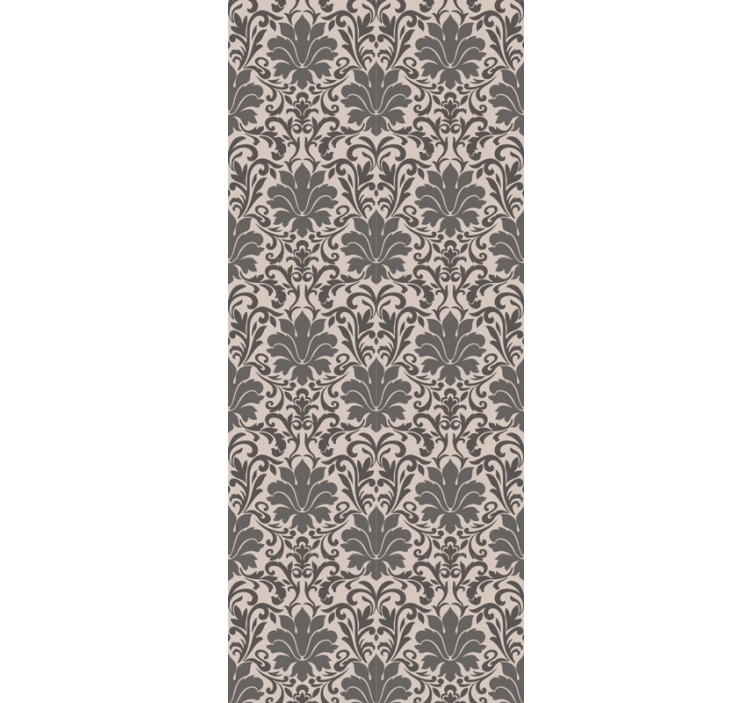 Elegant floral arches floral ornament wallpaper - TenStickers
