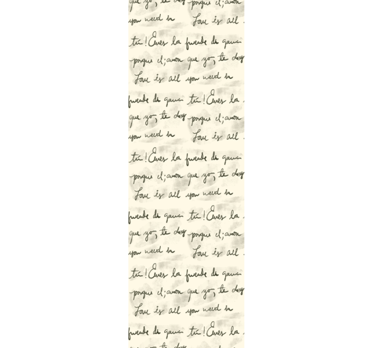 Handwritten Love Quotes letter wallpaper - TenStickers