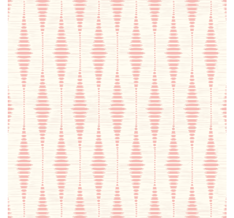 pastel pink rabaul ikat shapes wallpaper - TenStickers