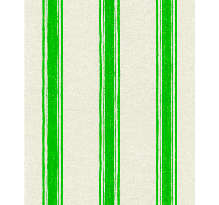 Shapes wallpaper vertical green stripes - TenStickers