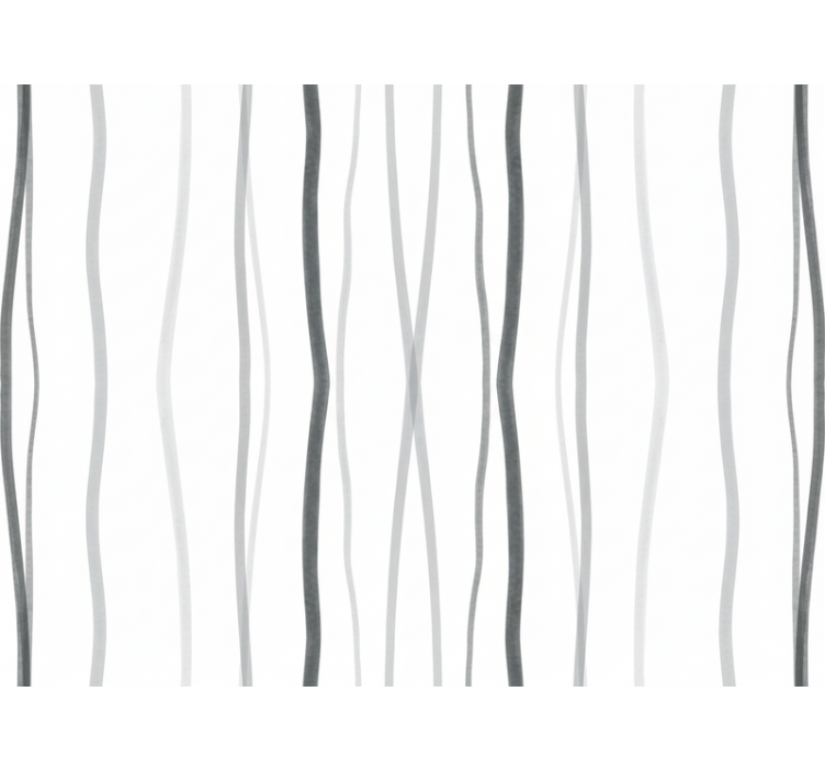 Textured wallpaper grey elegant stripes - TenStickers