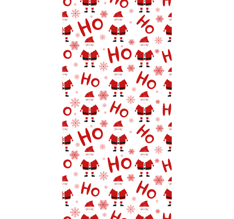 Christmas wallpaper santa claus hohoho - TenStickers