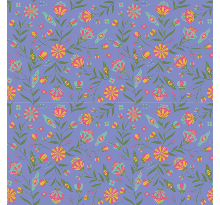 Bedroom wallpaper with adorable kids' design - TenStickers