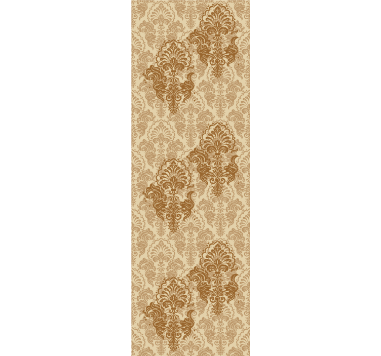 Ornamental wallpaper in a vintage warm pattern - TenStickers
