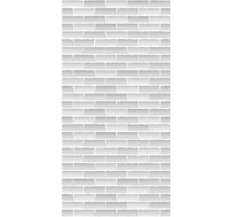 Brick wallpaper grey realistic design - TenStickers