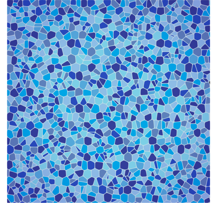 Texture pattern wallpaper blue mosaic design - TenStickers