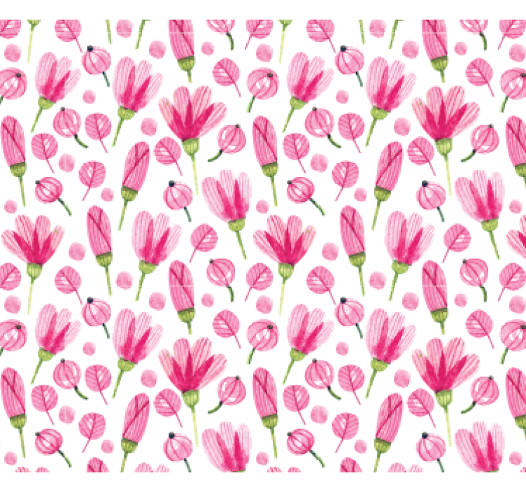 Texture pattern wallpaper floral furniture vinyl - TenStickers
