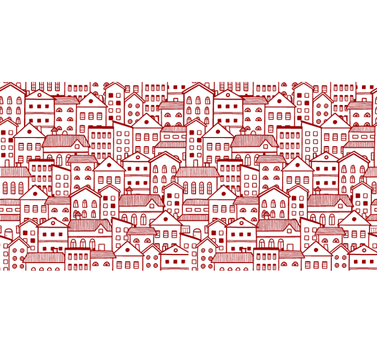 Texture pattern wallpaper in modern city comic style - TenStickers