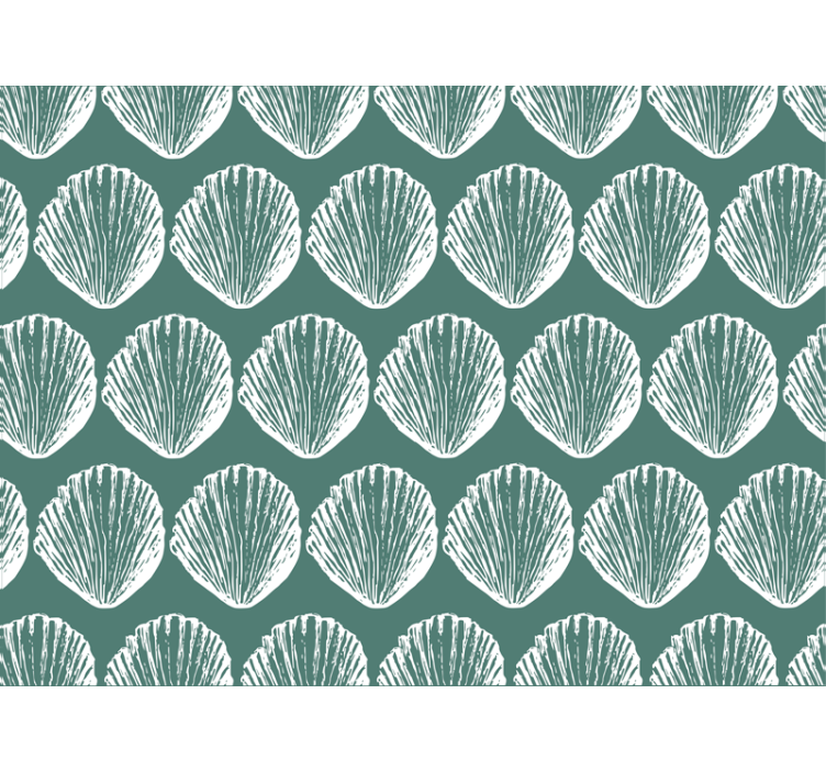 Bedroom wallpaper decorative shell design - TenStickers