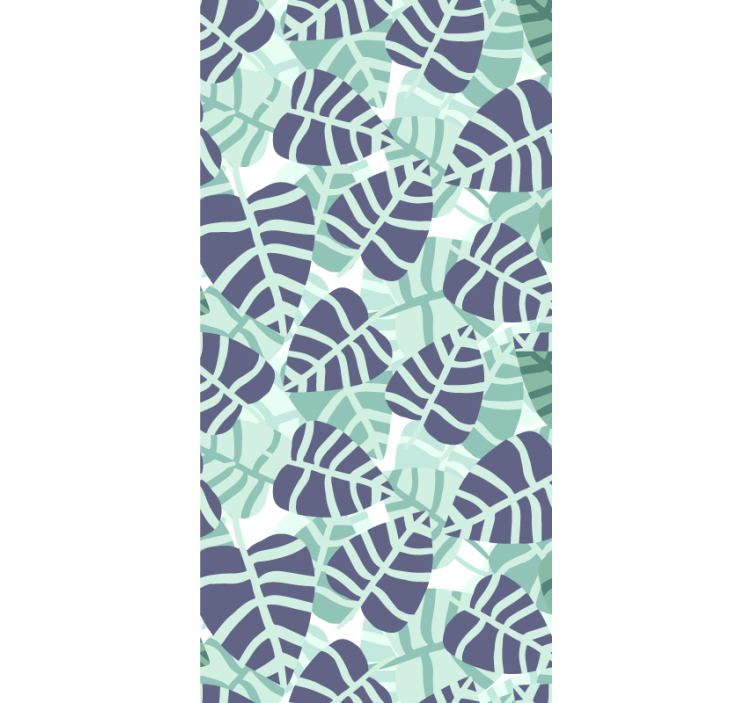 Bedroom wallpaper colorful tropical flowers pattern - TenStickers
