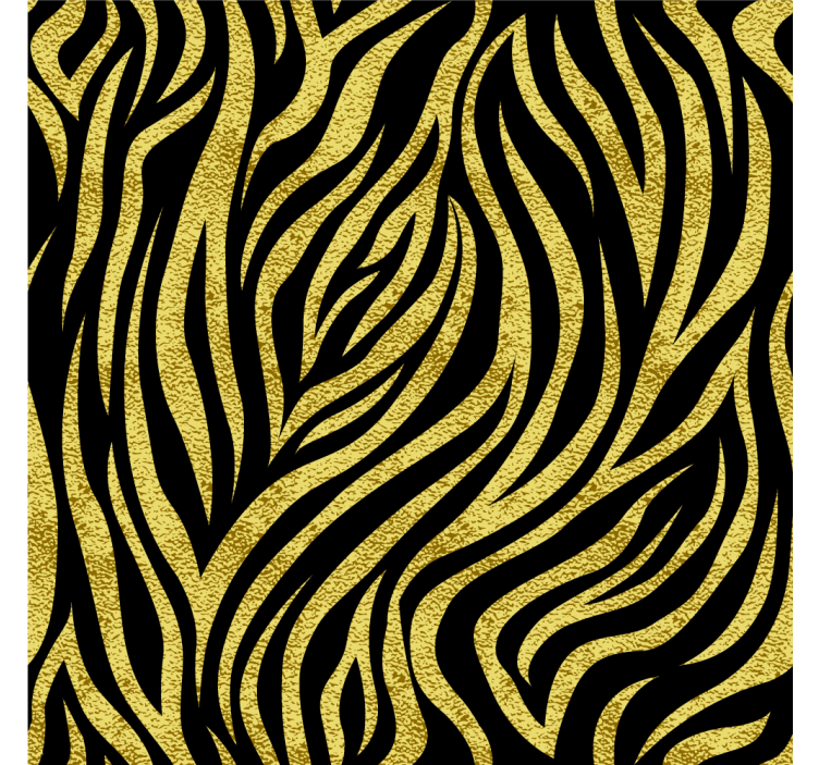 Bedroom wallpaper in striking wave design - TenStickers