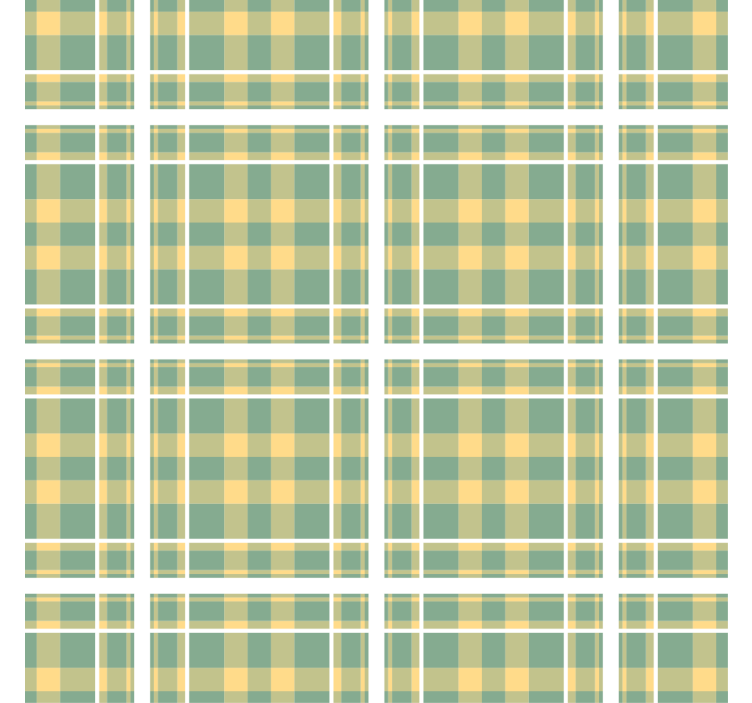 Bedroom wallpaper with checkered print design - TenStickers