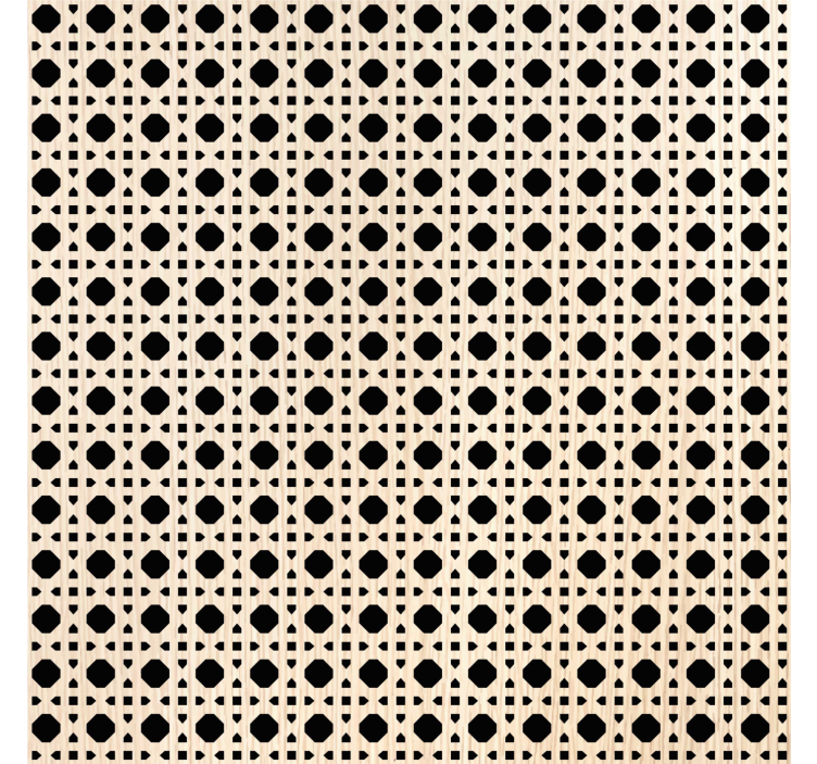 Texture pattern wallpaper light brown caning - TenStickers