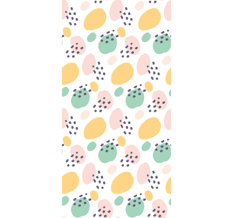Texture pattern wallpaper in pastel art forms - TenStickers
