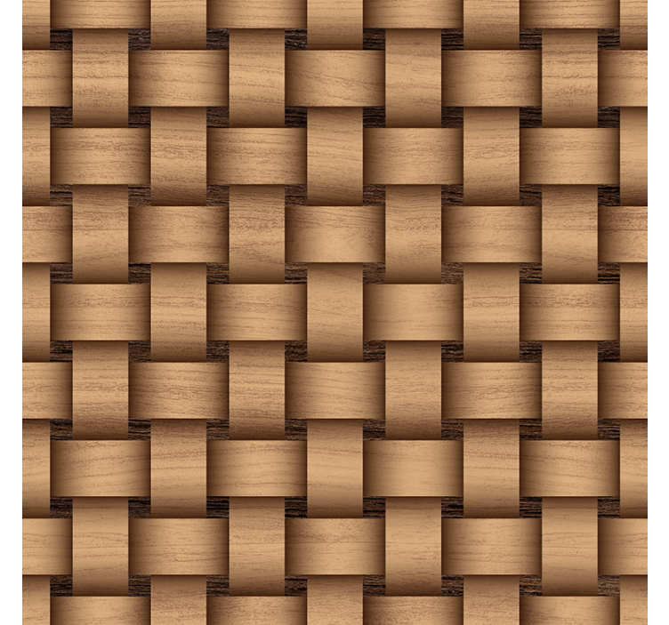 Wood intertwines texture pattern wallpaper - TenStickers