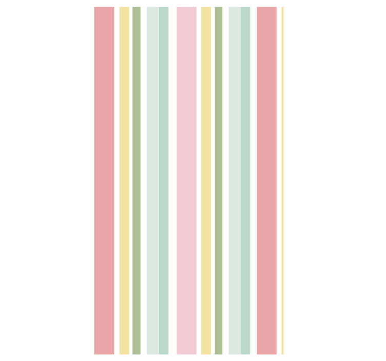 Texture pattern wallpaper horizontal pastel striped design - TenStickers