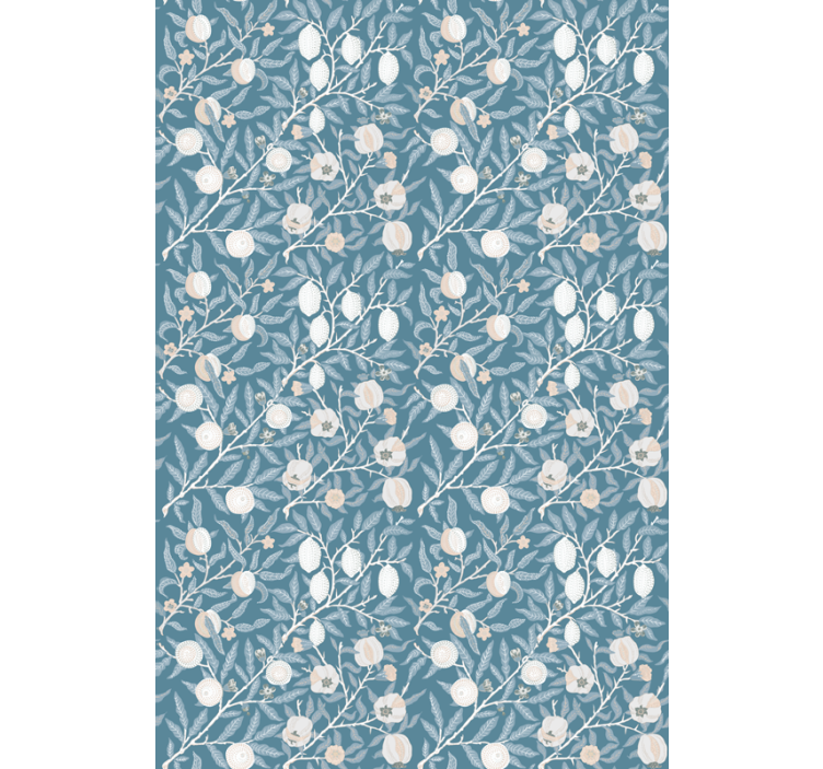 Bedroom wallpaper floral inspired design - TenStickers