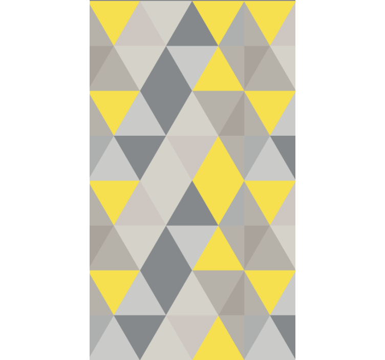 Office wallpaper in pantone triangles design - TenStickers